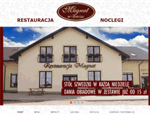 Tablet Screenshot of magnat-borcz.pl